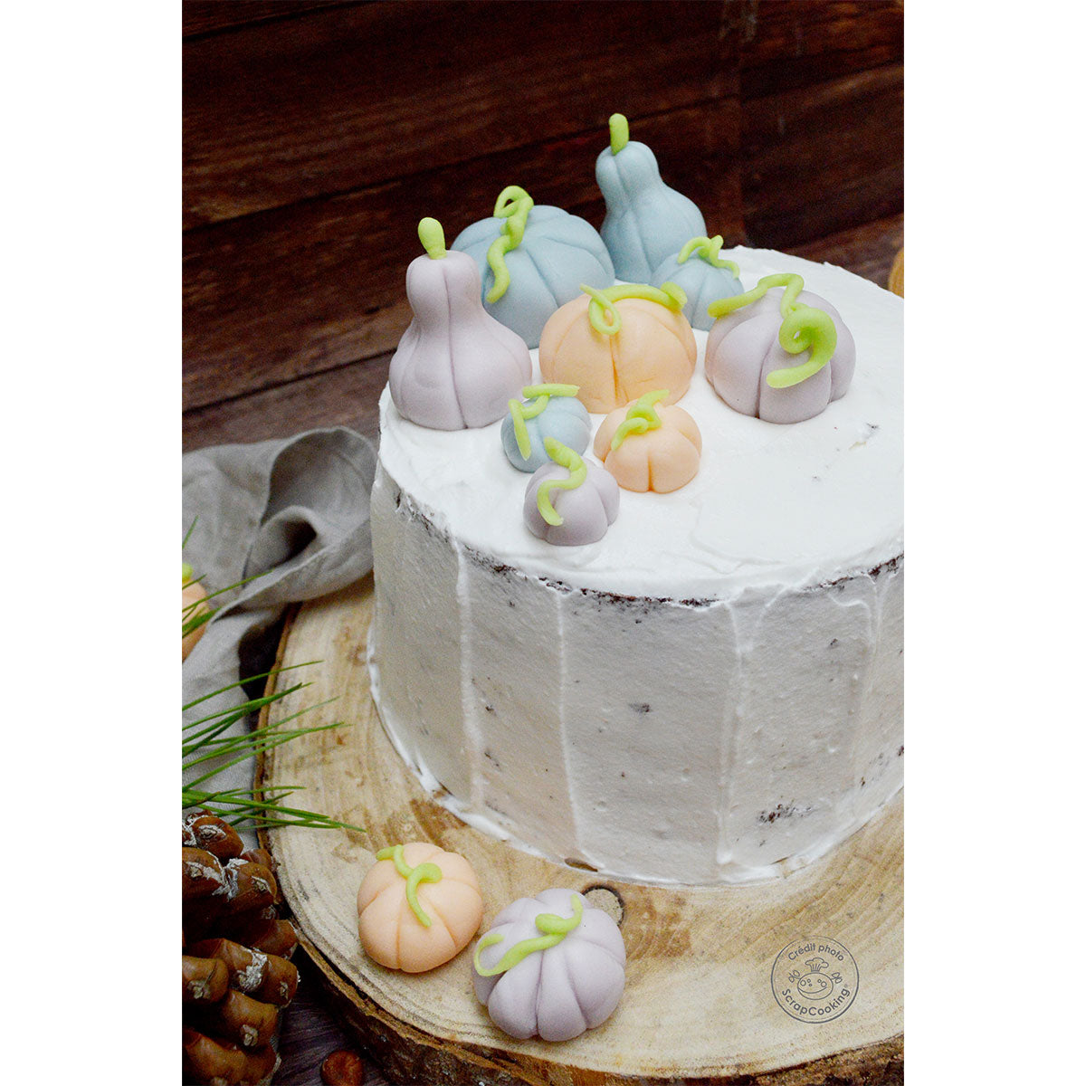 De 16 uiteinden van de ScrapCooking fondant modelleerset van dichtbij