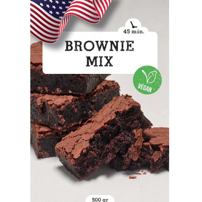 Vegan brownies gemaakt met BrandNewCake browniemix
