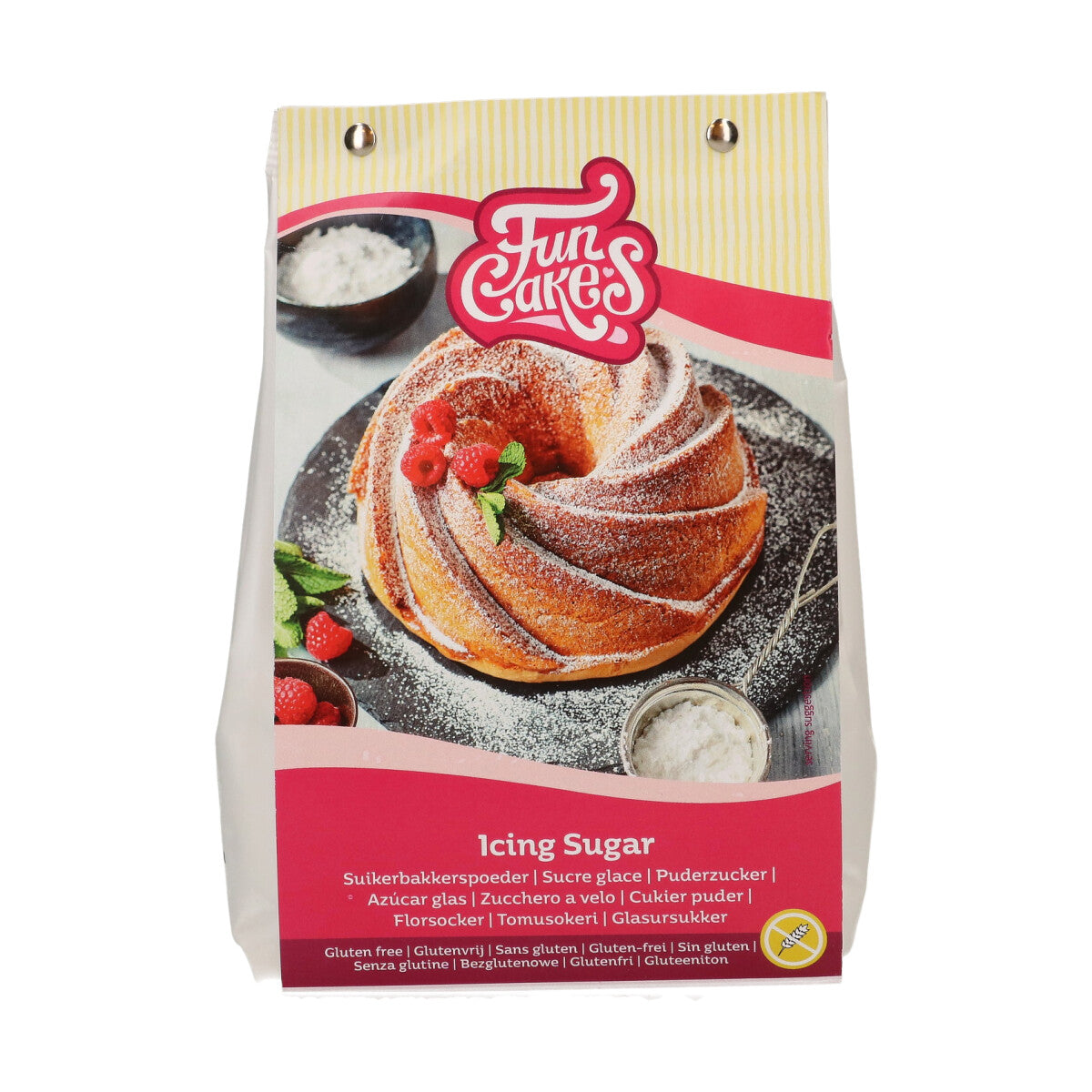 Pak FunCakes glutenvrij suikerbakkerspoeder 500 g voor glutenvrije royal icing