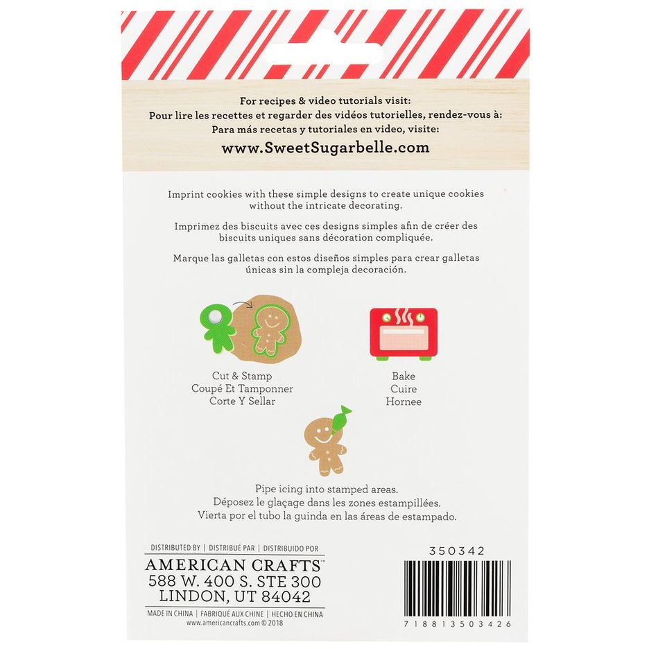 Inhoud van de Sweet Sugarbelle Christmas Treats uitsteker en stempel set