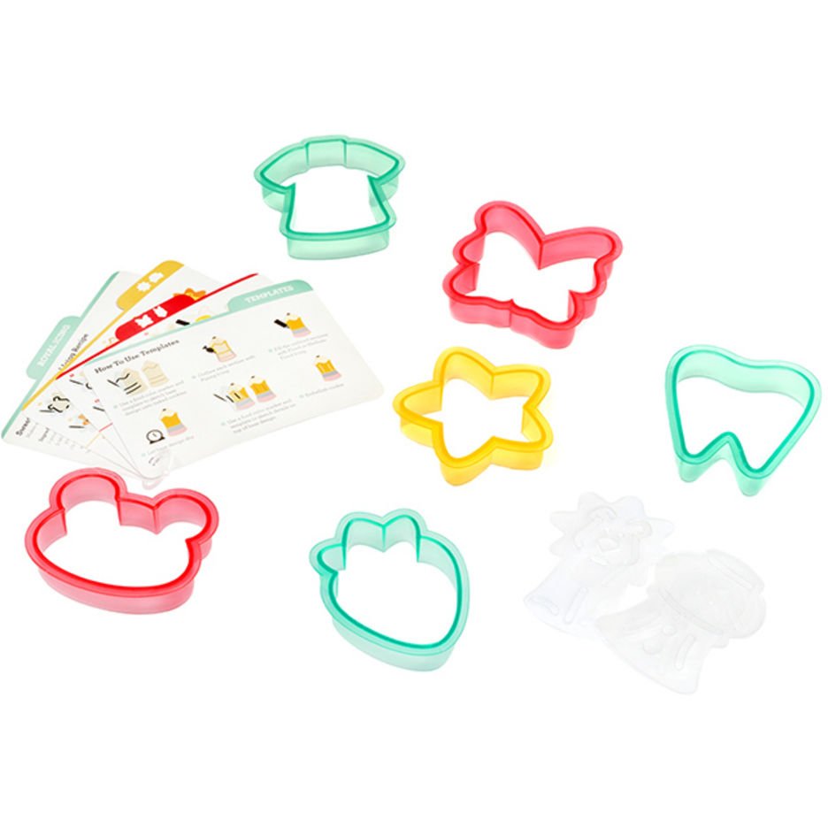 Voorbeeldkoekjes gemaakt met de Sweet Sugarbelle Shape Shifter Set 2
