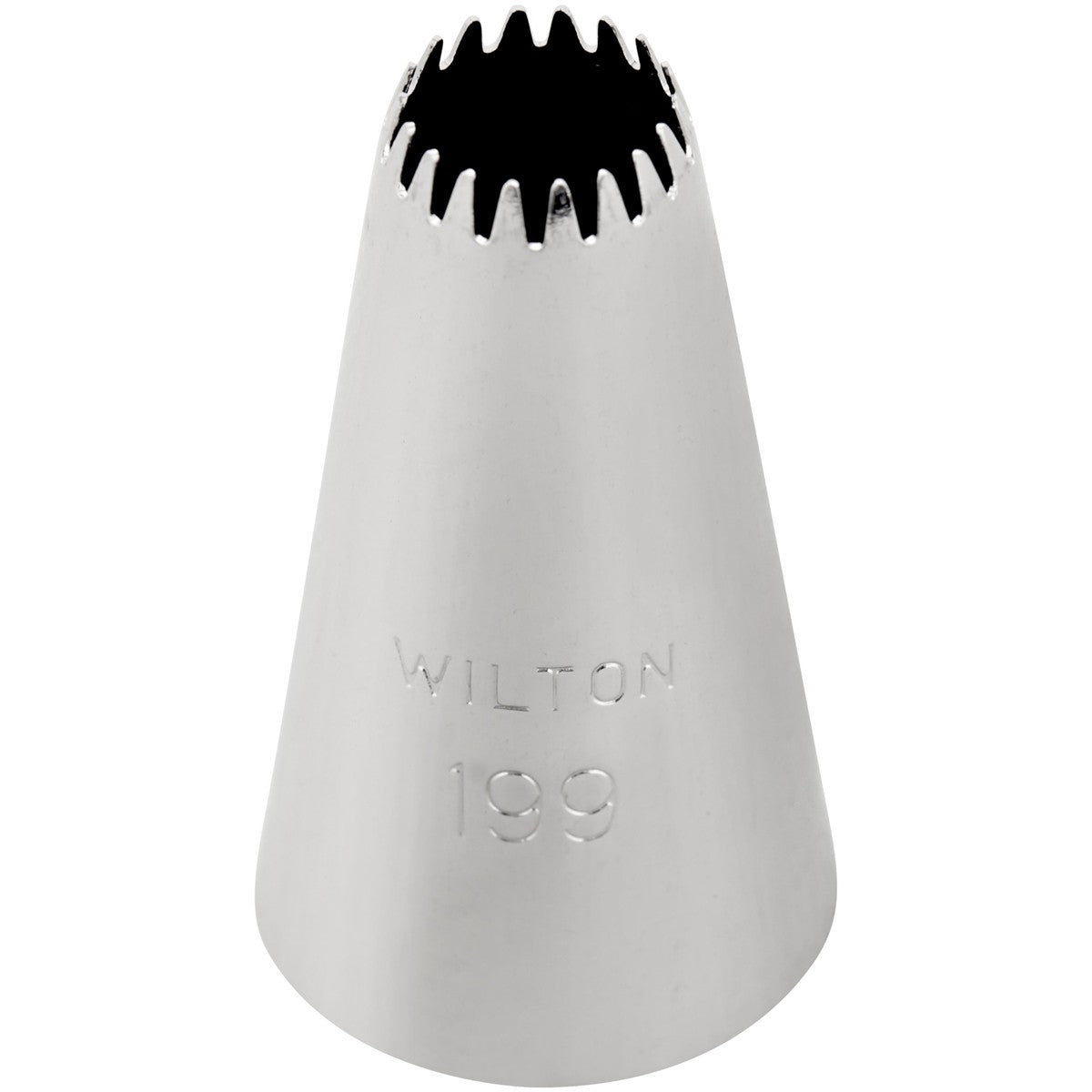 Wilton open ster spuitmondje #199 op de verpakkingskaart