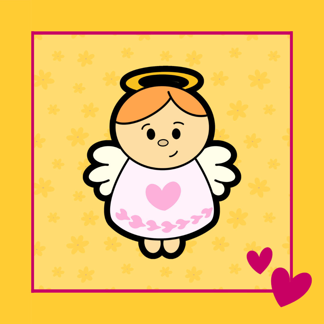 Angel uitsteker voor koekjes in de vorm van een engel