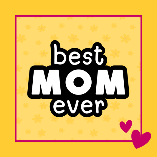 Tekst stempel - Best mom ever