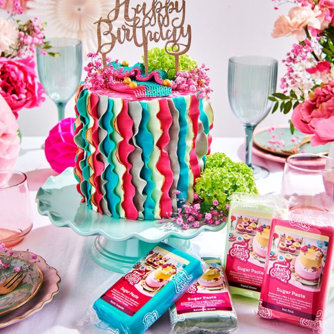 Funcakes - Fondant Bright White