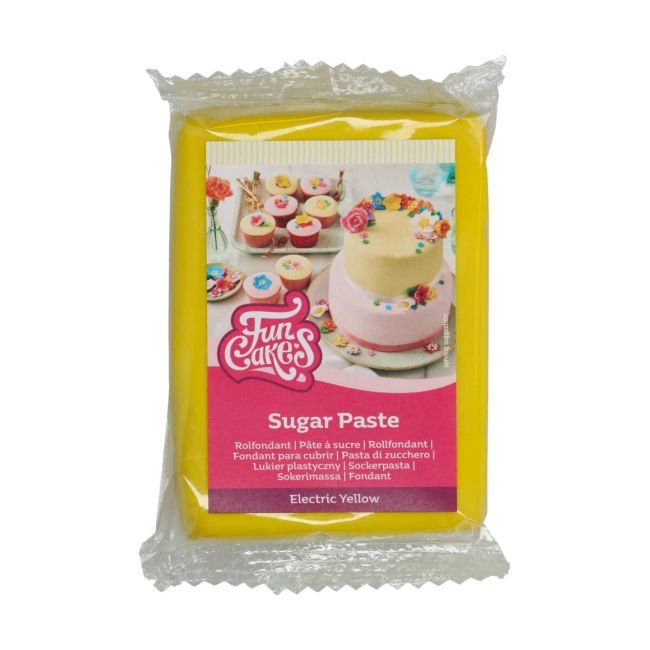 Funcakes - Fondant Electric Yellow