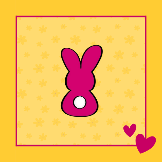 Koekjes uitsteker funky bunny konijn met staartje