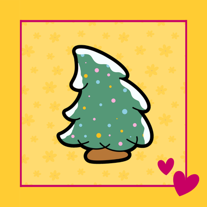 Funky Tree uitsteker voor koekjes in de vorm van een speelse kerstboom