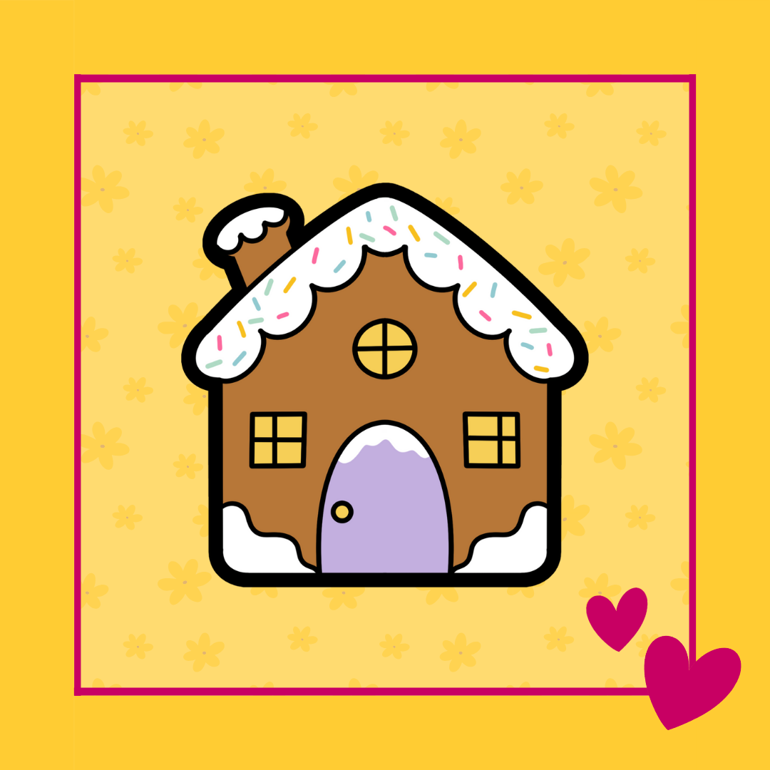 Gingy House uitsteker voor koekjes in de vorm van een peperkoekhuis