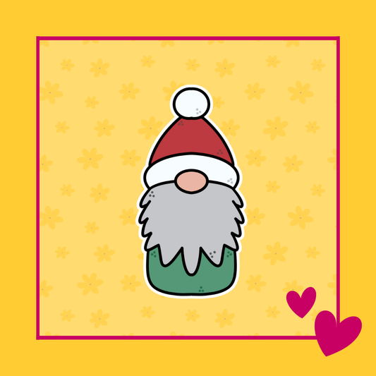 Gnome uitsteker voor koekjes in de vorm van een kabouter