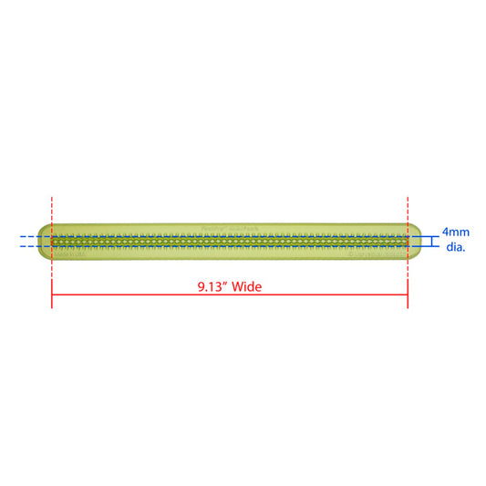Marvelous Molds PinchPro siliconen mal voor 4 mm parels, met afmetingen
