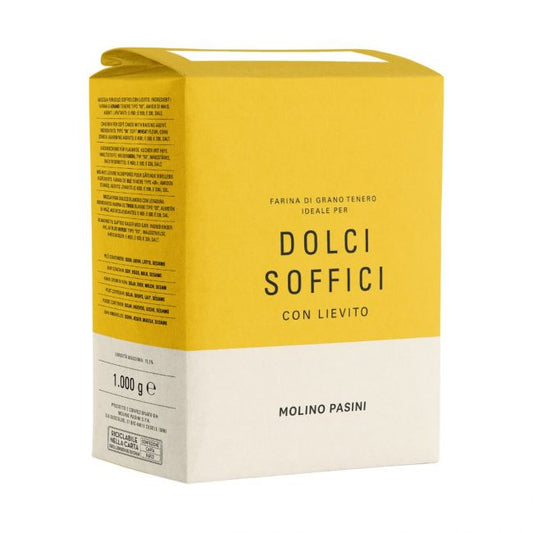 Molino Pasini Soft Cake Mix met Rijsmiddel - Fijn gemalen cake mix voor perfect gebak