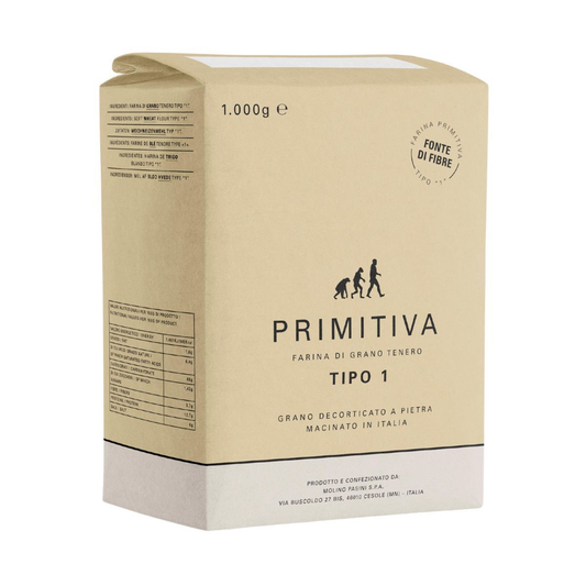 Primitiva Tipo 1 Bloem van zachte tarwe, steengemalen, 1kg.