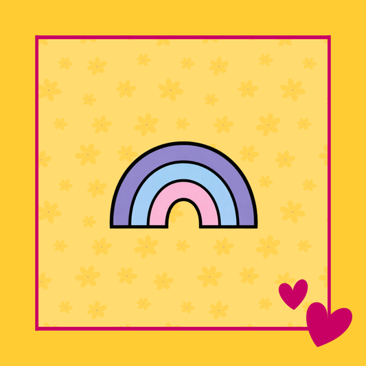 Koekjes uitsteker regenboog voor kleurrijke thema koekjes