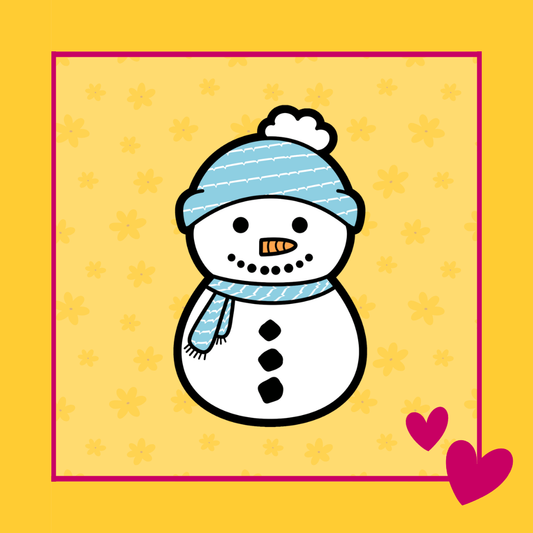 Snowman uitsteker voor koekjes in de vorm van een sneeuwpop