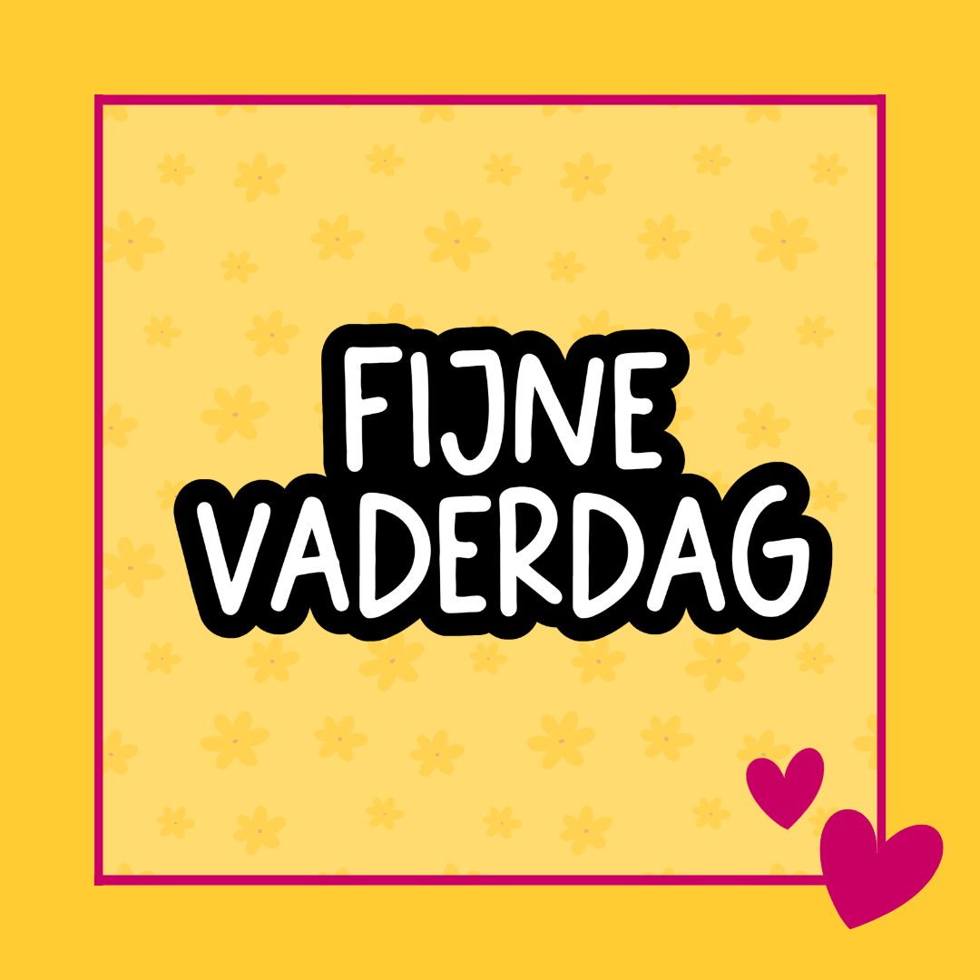 Tekststempel Fijne Vaderdag voor koekjes, geschikt voor fondant en royal icing, voor een strakke vaderdag tekstafdruk