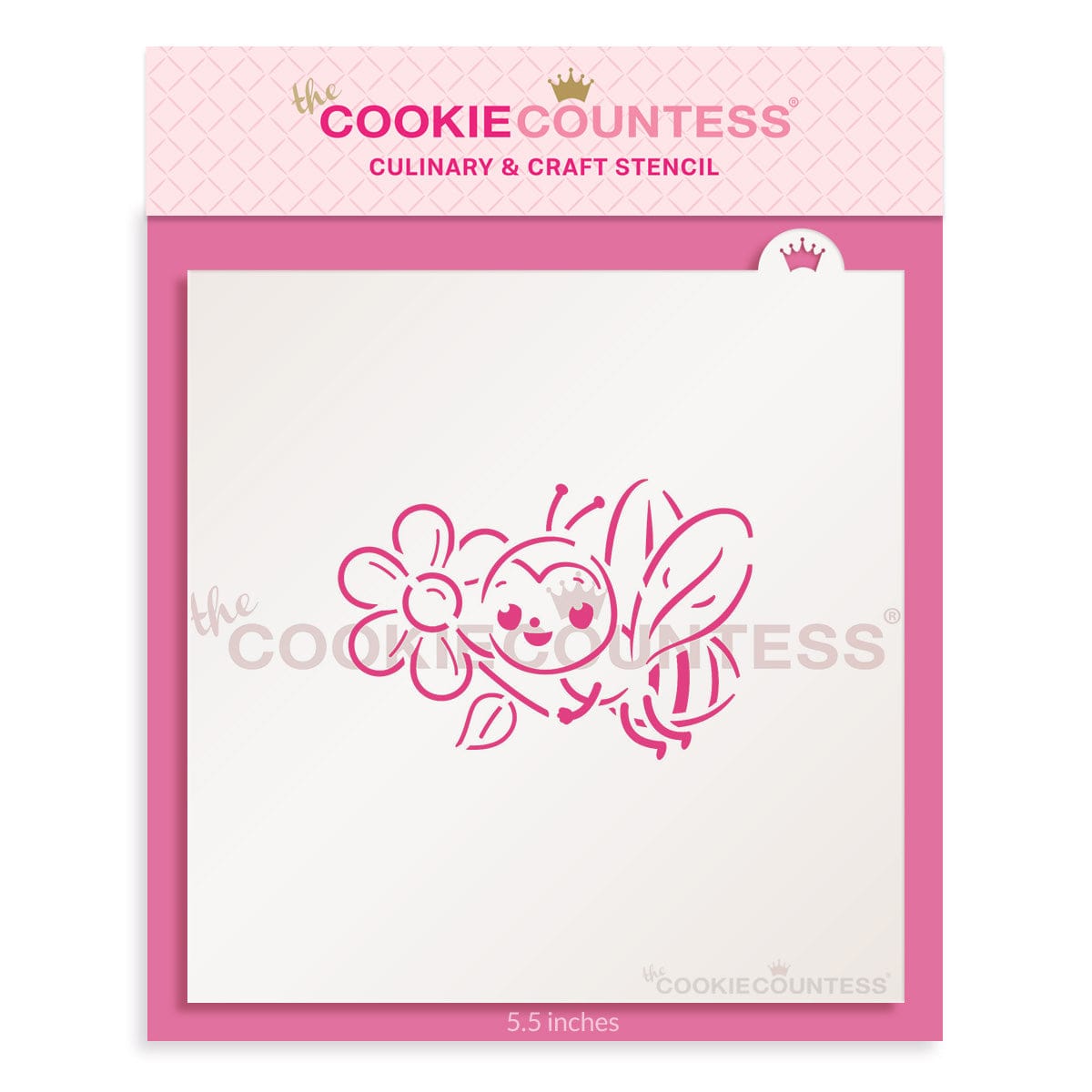 The Cookie Countess - Bee PYO stencil