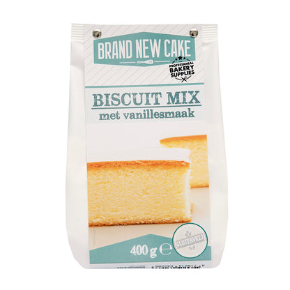 BrandNewCake glutenvrije Biscuit-mix 400g verpakking