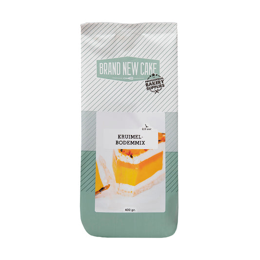 BrandNewCake Kruimelbodemmix Digestive Crumbs 400g verpakking