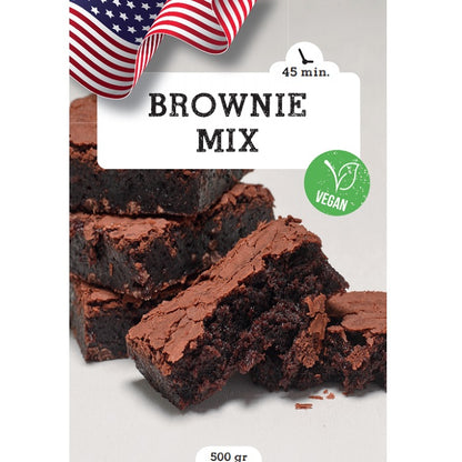 Vegan brownies gemaakt met BrandNewCake browniemix