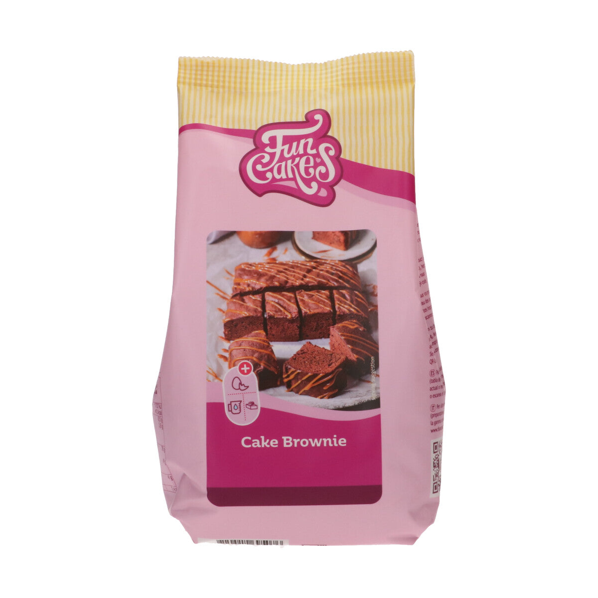 Verpakking FunCakes mix voor brownies 500 g, bakmix voor smeuïge chocoladebrownies