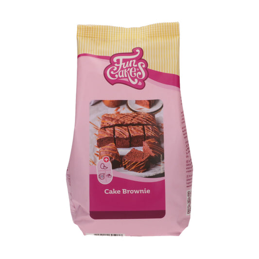 Verpakking FunCakes mix voor brownies 500 g, bakmix voor smeuïge chocoladebrownies