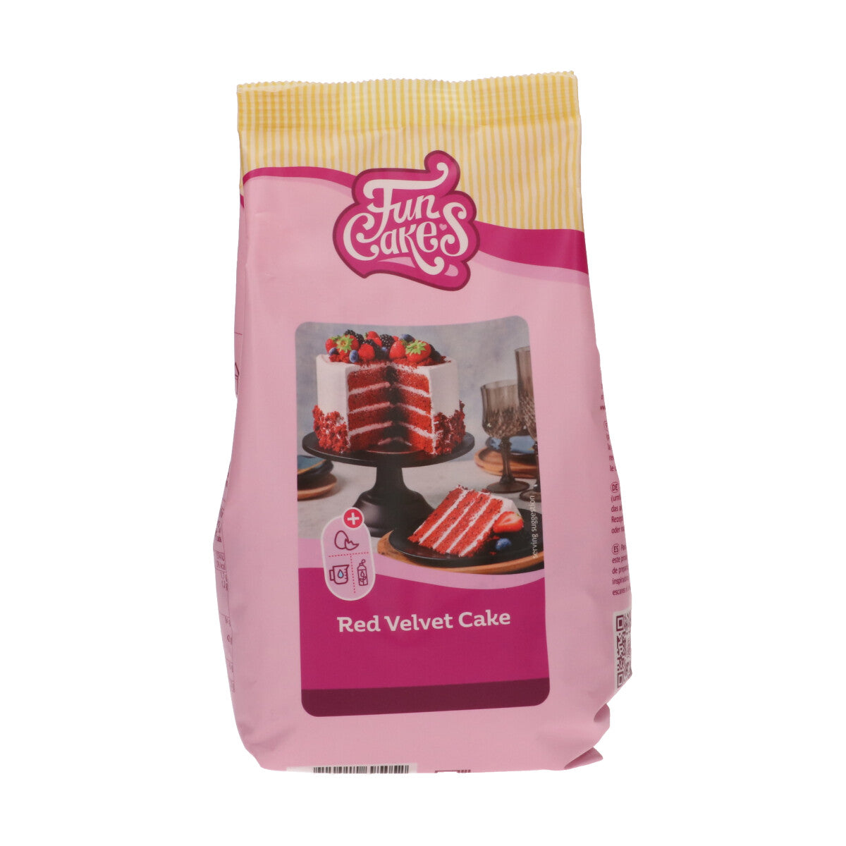 Pak Funcakes Mix voor Red Velvet Cake 500 gram