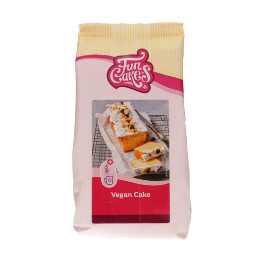 Verpakking FunCakes mix voor vegan cake 400 g, bakmix voor een veganistische cake of koekjes