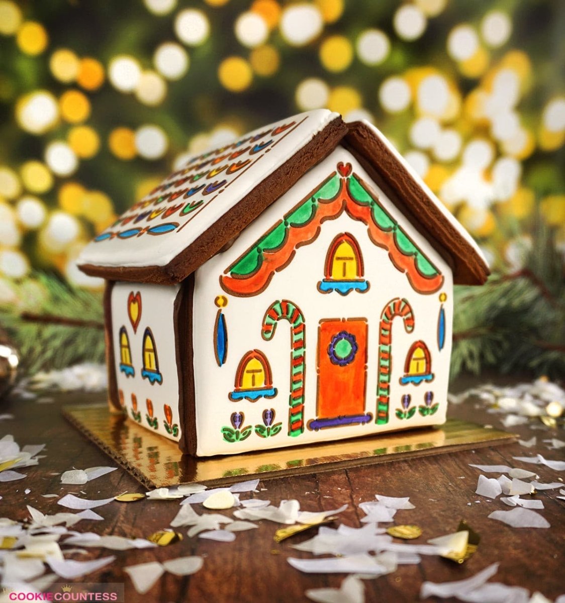 The Cookie Countess - Gingerbread House Stencil Set