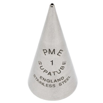PME rond schrijf-spuitmondje No. 1 van roestvrij staal