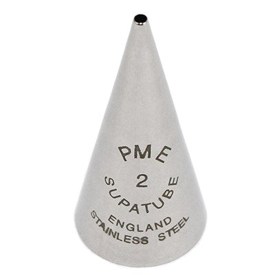 PME rond schrijf-spuitmondje No. 2 van roestvrij staal