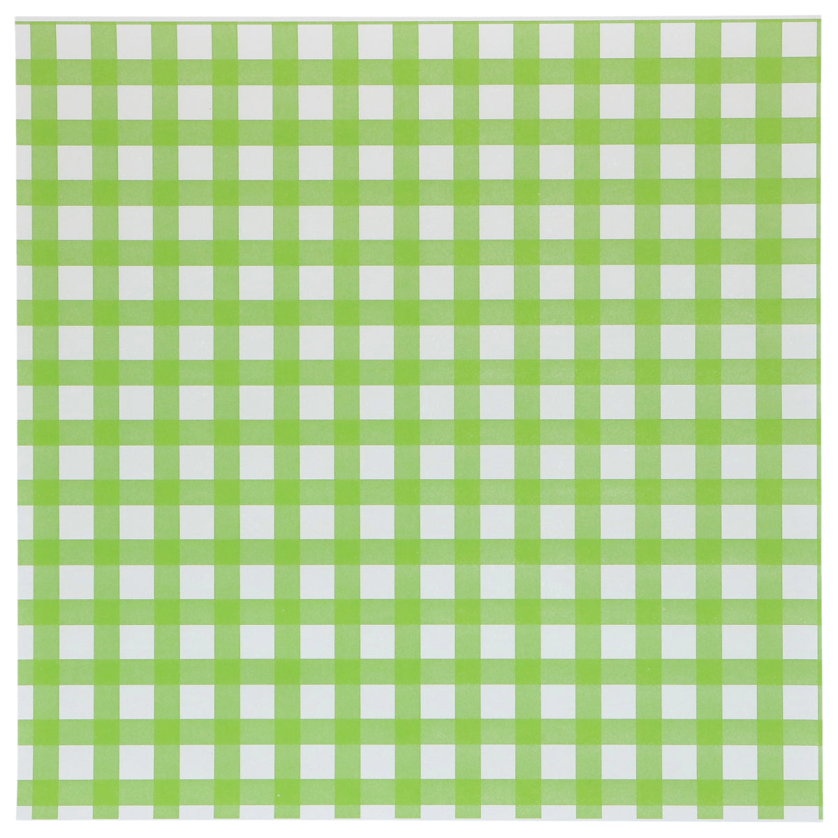 Close-up van het groen geblokte patroon van de bento box liner