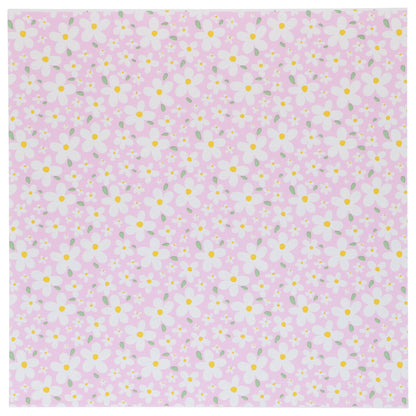 Close-up van het lentebloemen-patroon van de bento box liner