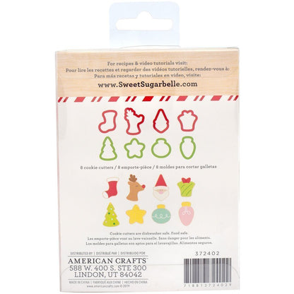 Voorbeeld van mini kerstkoekjes gemaakt met de Sweet Sugarbelle Very Merry set