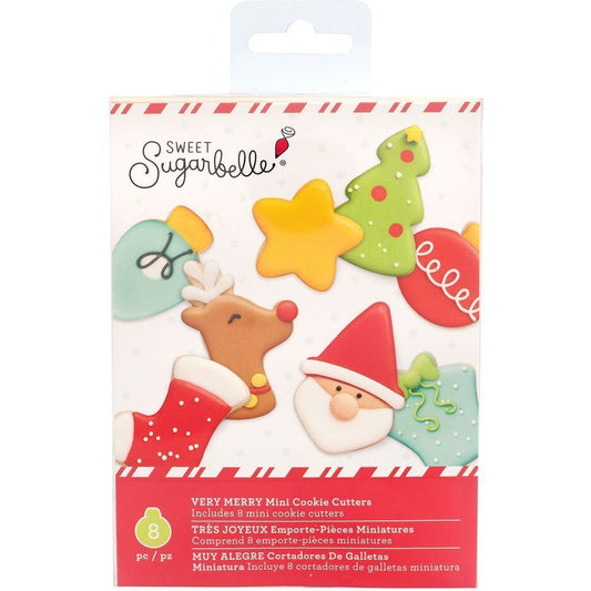 Sweet Sugarbelle Very Merry set met acht mini kerstuitstekers