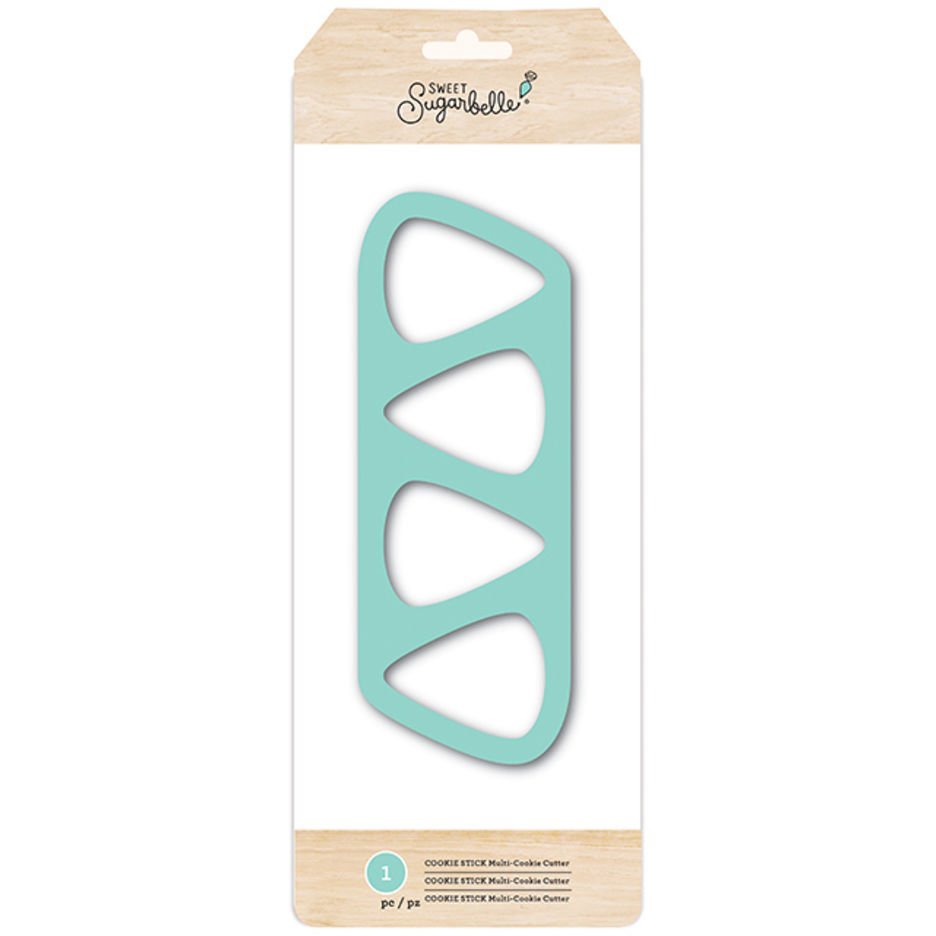 Sweet Sugarbelle Multi Cutter Triangle die vier driehoekige koekjes tegelijk uitsteekt