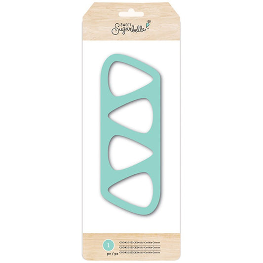 Sweet Sugarbelle Multi Cutter Triangle die vier driehoekige koekjes tegelijk uitsteekt