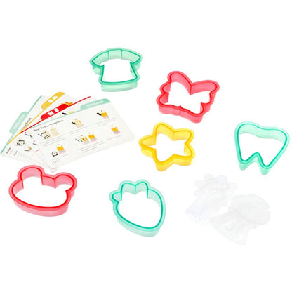 Voorbeeldkoekjes gemaakt met de Sweet Sugarbelle Shape Shifter Set 2