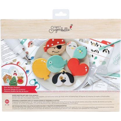 Sweet Sugarbelle Shape Shifter Set startpakket met achttien uitstekers en decoratiegereedschap