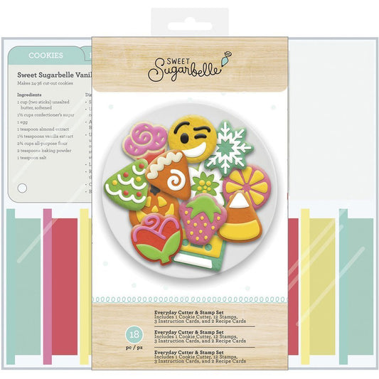 Sweet Sugarbelle Shape Shifter set met uitstekers, stempels en stempelhouder