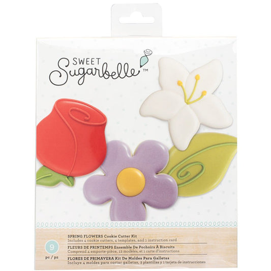 Sweet Sugarbelle Spring Flowers uitstekers van een roos, lelie, madelief en blad