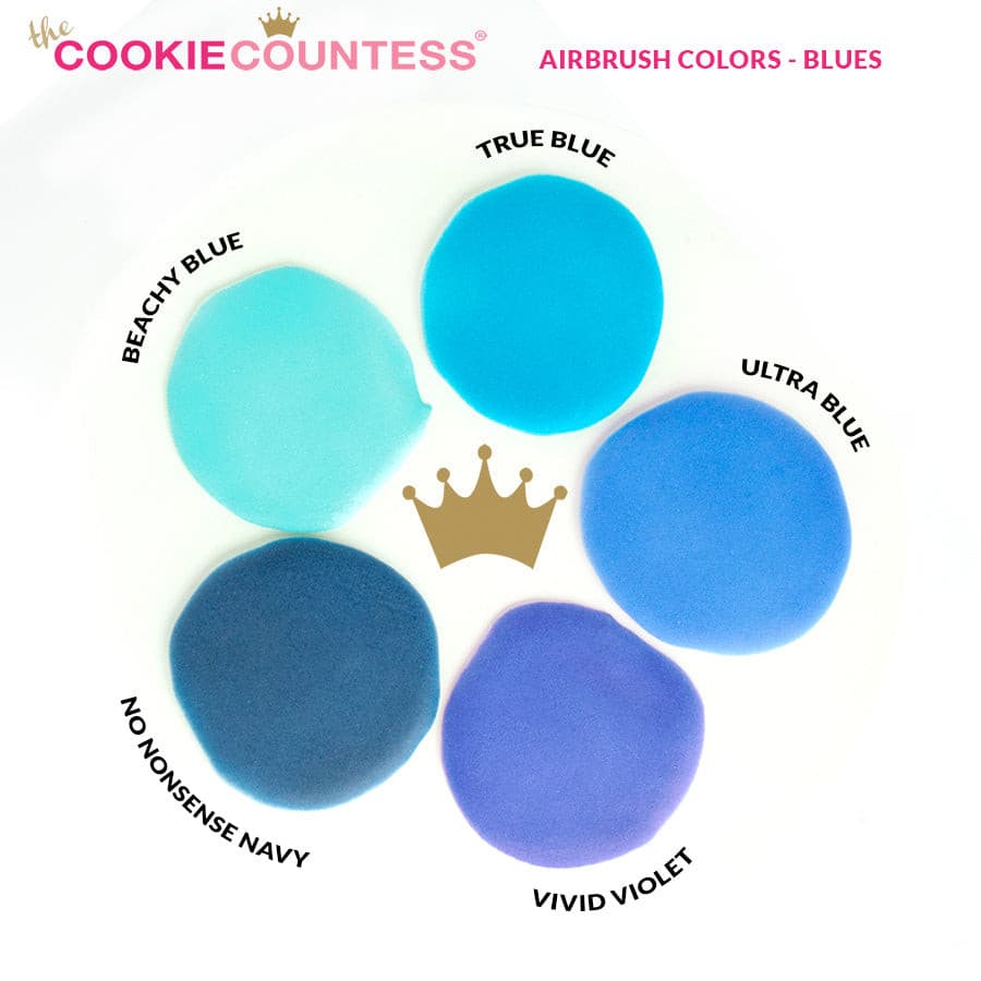 The Cookie Countess True Blue airbrush kleurstof