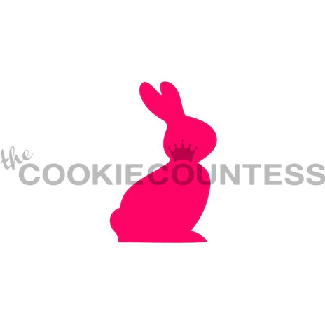 The Cookie Countess - Single Bunny Silhouette stencil