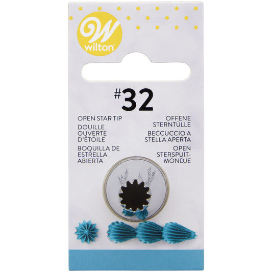 Wilton open ster spuitmondje #32 van metaal