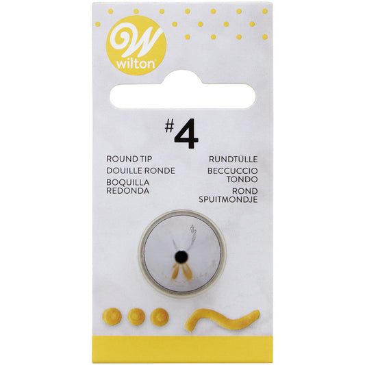 Wilton rond spuitmondje #4 van metaal