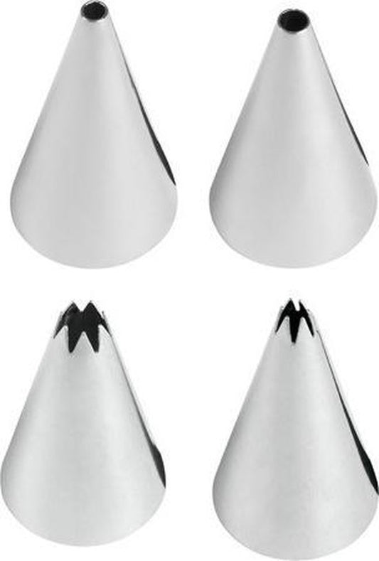 Wilton spuitmondjes set klein met de mondjes #003, #005, #016 en #018 in blisterverpakking