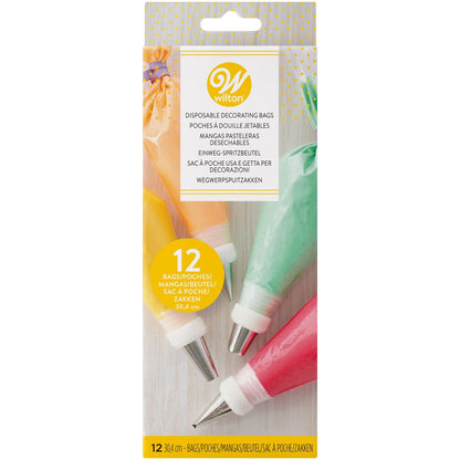 Wilton wegwerp spuitzakken 30 cm, verpakking met 12 stuks